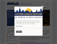 Tablet Screenshot of citiesassociation.org